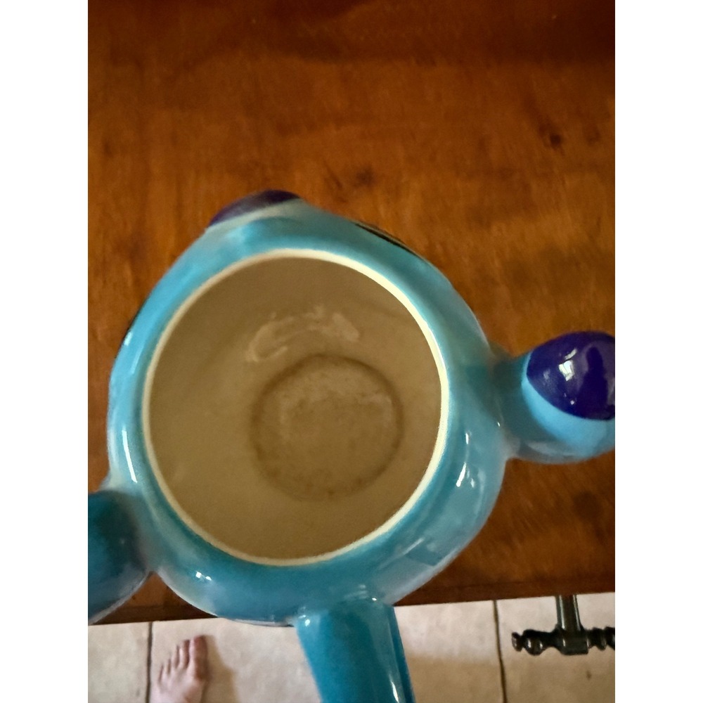 Disney Lilo & Stitch 3D Sculpted Ceramic Coffee Mug Blue Character Face Cup - Picture 3 of 4